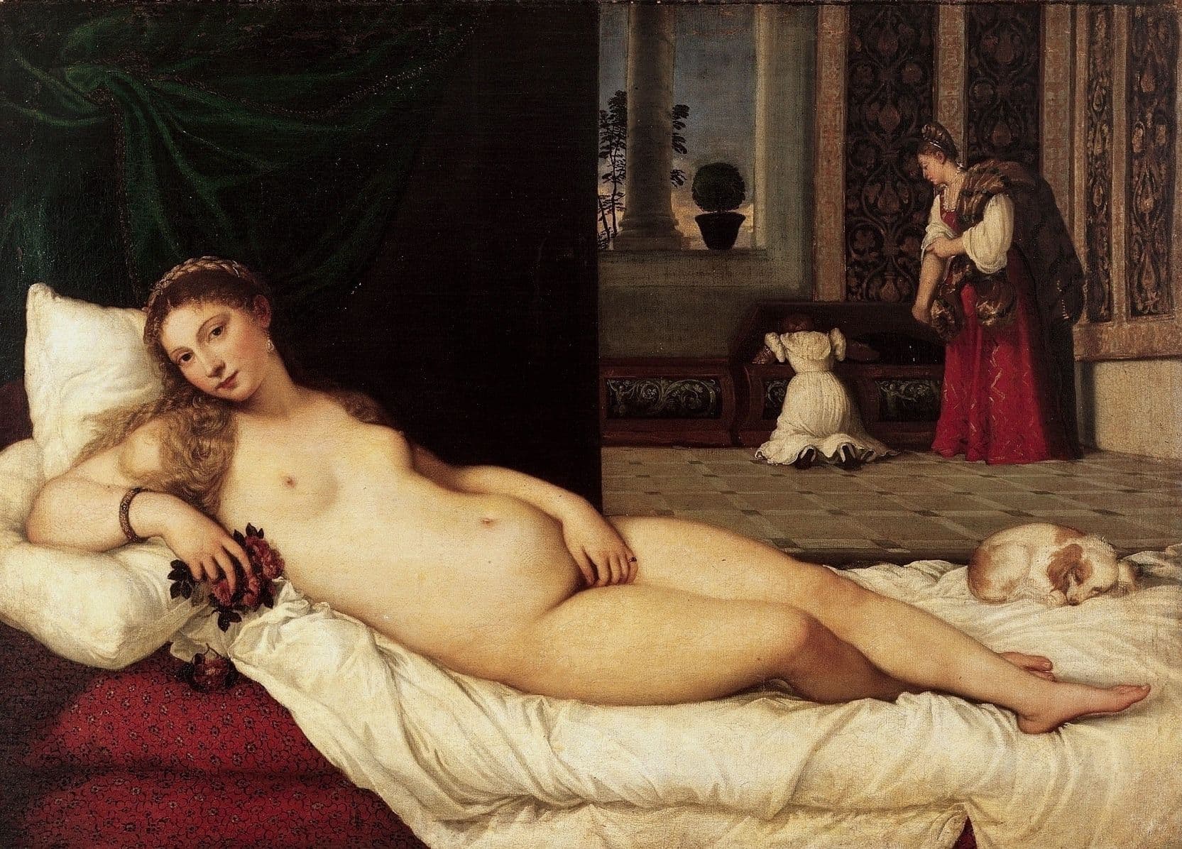 venus de urbino, tiziano